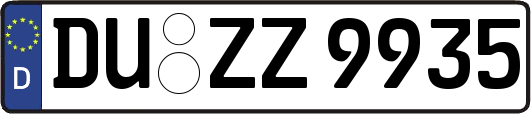 DU-ZZ9935
