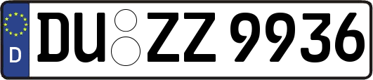 DU-ZZ9936