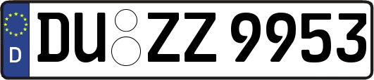 DU-ZZ9953