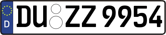 DU-ZZ9954