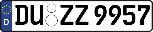 DU-ZZ9957