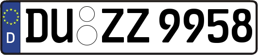 DU-ZZ9958
