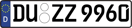 DU-ZZ9960