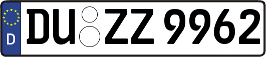DU-ZZ9962