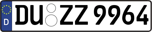 DU-ZZ9964