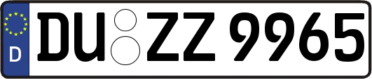DU-ZZ9965
