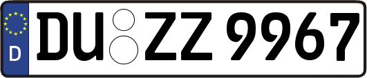 DU-ZZ9967