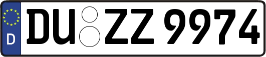 DU-ZZ9974