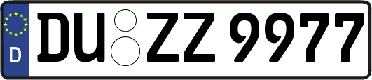 DU-ZZ9977