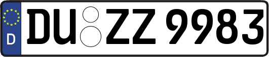 DU-ZZ9983