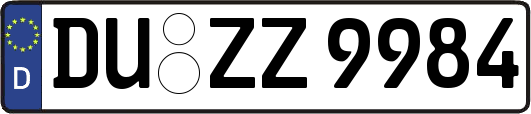 DU-ZZ9984