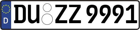 DU-ZZ9991