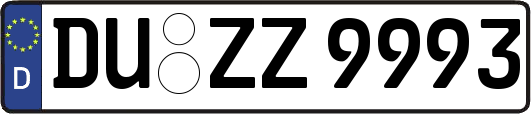 DU-ZZ9993