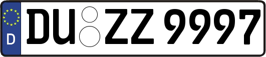 DU-ZZ9997