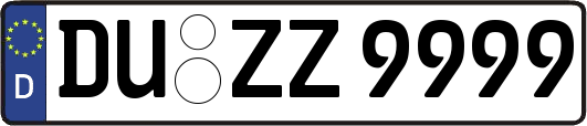 DU-ZZ9999