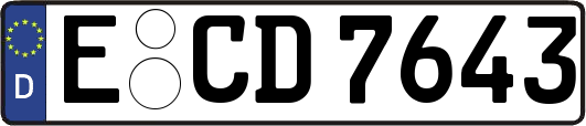 E-CD7643