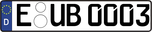 E-UB0003