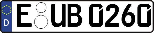 E-UB0260
