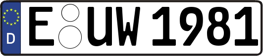 E-UW1981