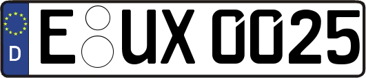 E-UX0025
