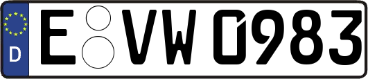 E-VW0983