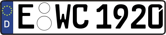 E-WC1920