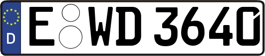 E-WD3640