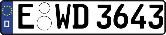 E-WD3643