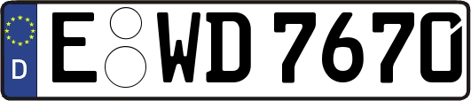 E-WD7670