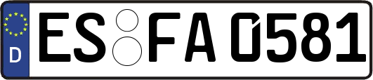 ES-FA0581