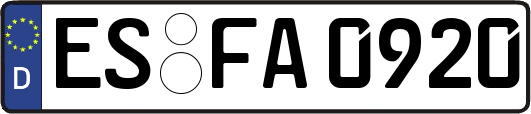 ES-FA0920