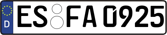 ES-FA0925