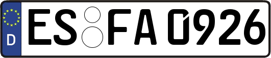 ES-FA0926