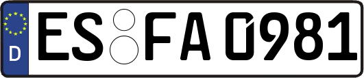 ES-FA0981