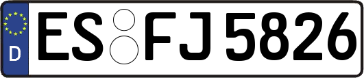 ES-FJ5826