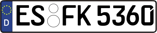 ES-FK5360