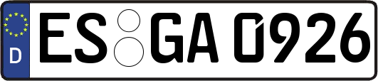 ES-GA0926