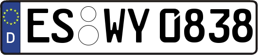 ES-WY0838