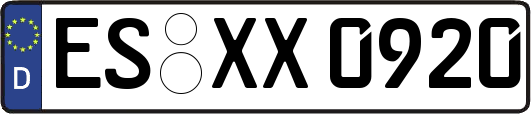 ES-XX0920