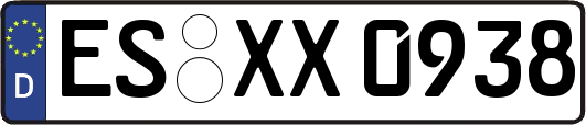 ES-XX0938