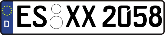 ES-XX2058