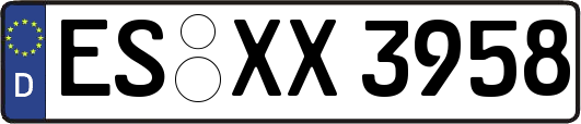 ES-XX3958