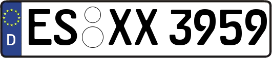 ES-XX3959