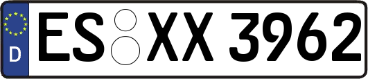 ES-XX3962