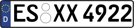 ES-XX4922