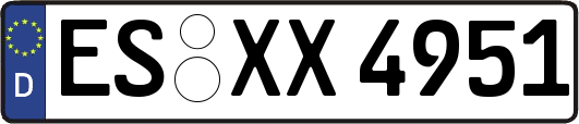 ES-XX4951