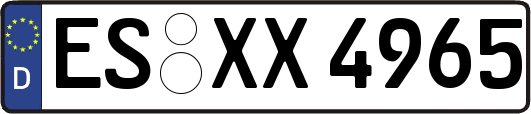 ES-XX4965