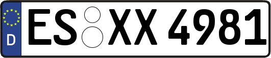 ES-XX4981