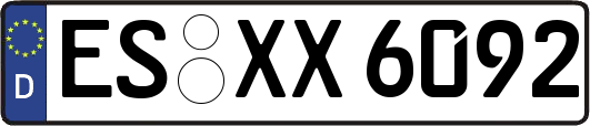 ES-XX6092
