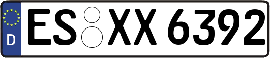 ES-XX6392